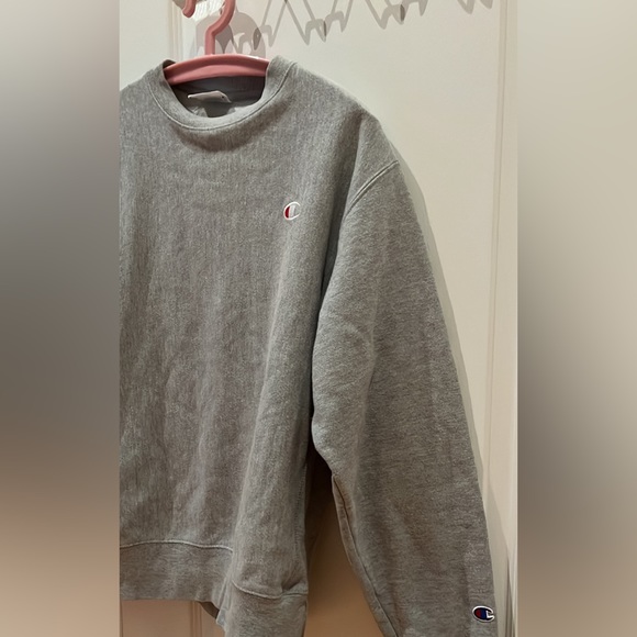 Champion Vintage Reverse Weave Grey Crewneck Men’s Medium $40 - Picture 1 of 2